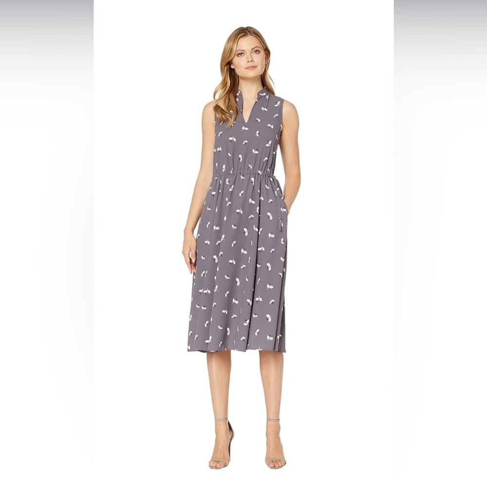 Anne Klein Sleeveless V-Neck Midi Sundress